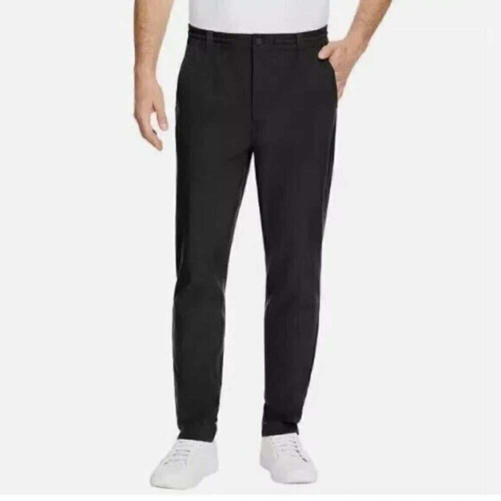 NEW Marc New York Men's 32 X 30 Four-Way Stretch Slim-Fit Commuter Pants Black